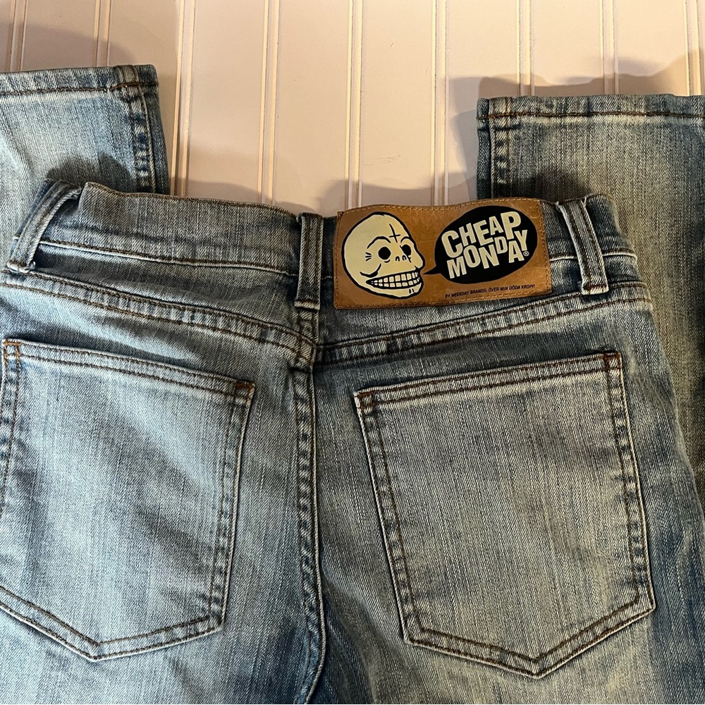 Cheap Monday Tight Used Washed Jeans Size 28X34